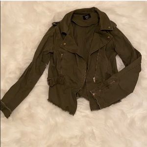 Green cargo jacket